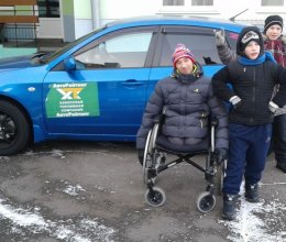 Предпраздничная поездка на спецавтомобиле