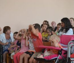 И вновь в гостях у детей дома- интерната «Теремок» танцевально – театральная студия «Хайалах»