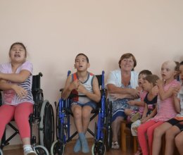 И вновь в гостях у детей дома- интерната «Теремок» танцевально – театральная студия «Хайалах»