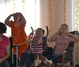 И вновь в гостях у детей дома- интерната «Теремок» танцевально – театральная студия «Хайалах»