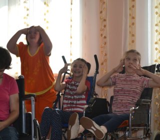 И вновь в гостях у детей дома- интерната «Теремок» танцевально – театральная студия «Хайалах»