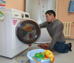 Воспитанники дома-интерната Теремок проходят обучение в Тренировочной квартире