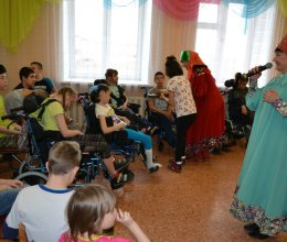 Центр культуры и народного творчества им. С.П.Кадышева организовал мероприятие для воспитанников дома-интерната «Теремок»