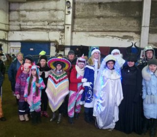 Завершение 10 сезона по адаптивному конному спорту. Соревнование на приз Деда Мороза