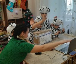 Встреча с Дедом Морозом из Великого Устюга