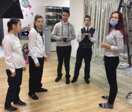 Занятия по фотоделу в студии 