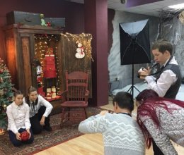 Занятия по фотоделу в студии 