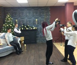 Занятия по фотоделу в студии 