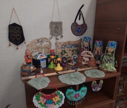 Участие в конкурсе национальных поделок