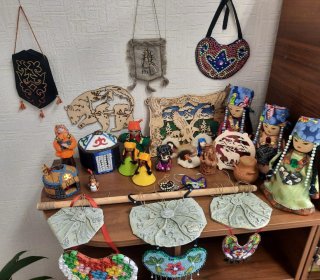 Участие в конкурсе национальных поделок