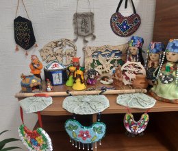 Участие в конкурсе национальных поделок
