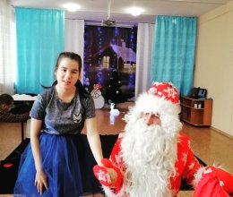У нас в гостях самый лучший Дед Мороз
