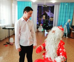 У нас в гостях самый лучший Дед Мороз