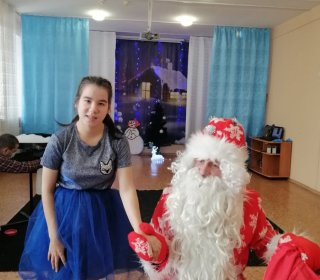 У нас в гостях самый лучший Дед Мороз