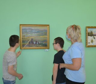 Знакомство с творчеством хакасских художников