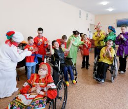 Широкая масленица в доме-интернате 