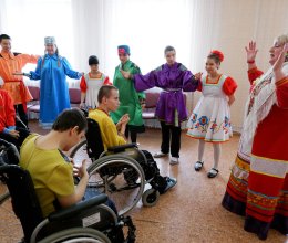 Широкая масленица в доме-интернате 