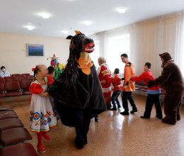 Широкая масленица в доме-интернате 