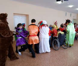 Широкая масленица в доме-интернате 