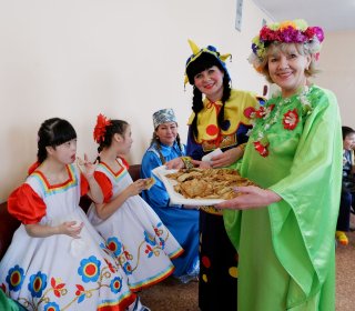 Широкая масленица в доме-интернате 