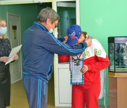 Награждение победителей в спортивных соревнованиях