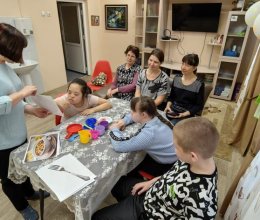 Практические занятия с детьми и их родителями в тренировочной квартире