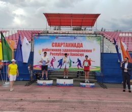 Участие в Спартакиаде работников здравоохранения