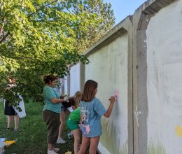 Волшебный стрит-арт в рамках волонтерского проекта 
