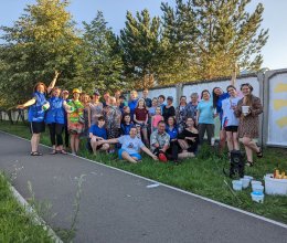 Волшебный стрит-арт в рамках волонтерского проекта 