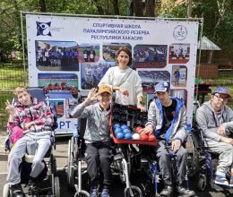 Почетное 2 место в турнире по бочча