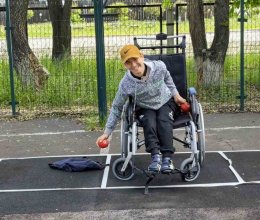 Почетное 2 место в турнире по бочча