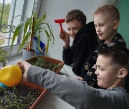 Трудовое воспитание в отделении полустационарного обслуживания