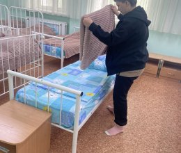 Трудовое воспитание в отделении полустационарного обслуживания